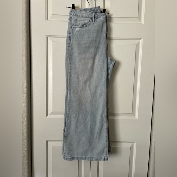Denim - Ava & Viv High-waist Light Blue Wide Leg Jeans